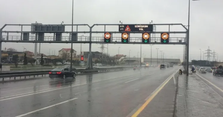 Hava Limanı yolunda sürət həddi aşağı SALINDI