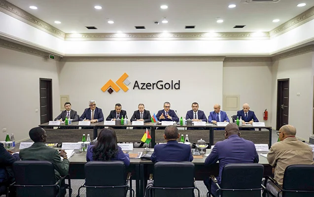 “AzerGold”da QvineyaBisaunun nümayəndə heyəti ilə görüş keçirildi Fotolar