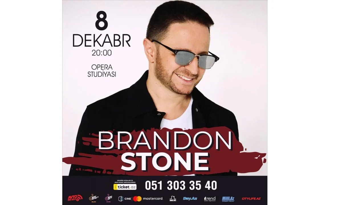 Brendon Stoun Bakıda solo konsert proqramı ilə çıxış edəcək