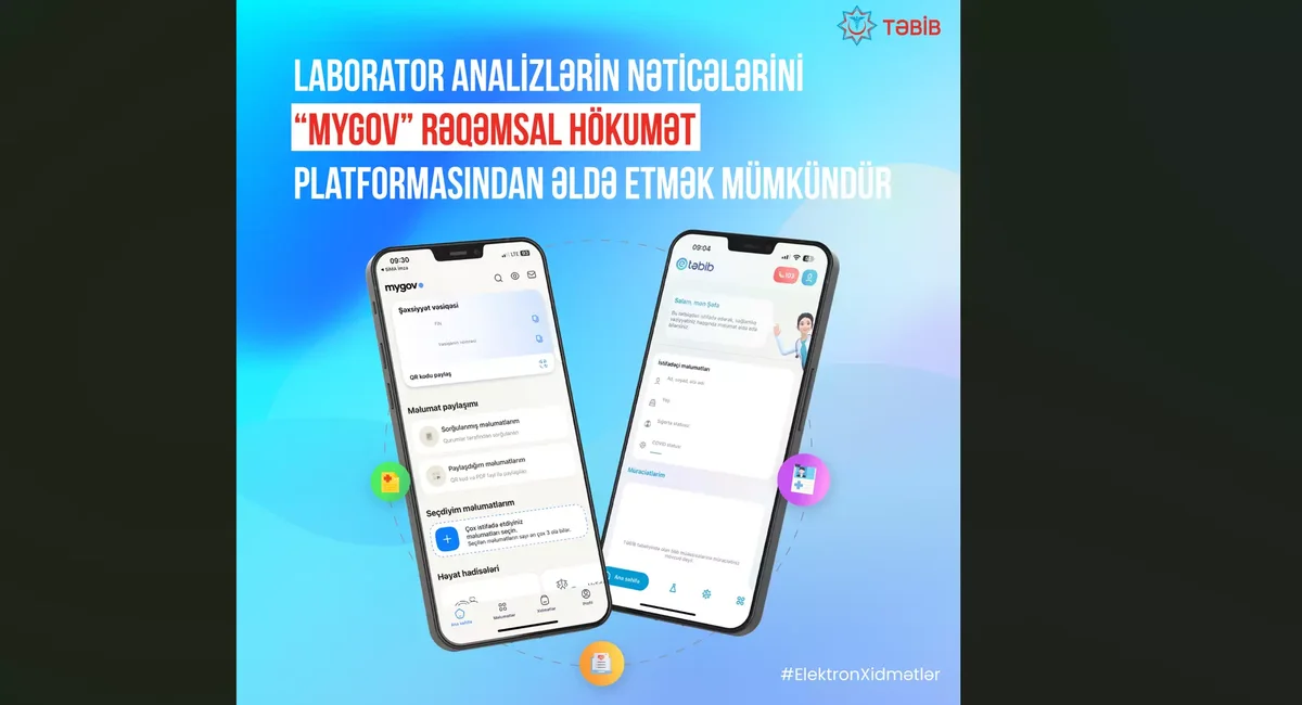 Laborator analizlərin nəticələrini “mygov” rəqəmsal hökumət platformasından əldə etmək mümkündür