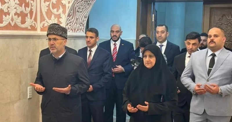 İraqlı nazir Bibiheybət məscidini ziyarət edib
