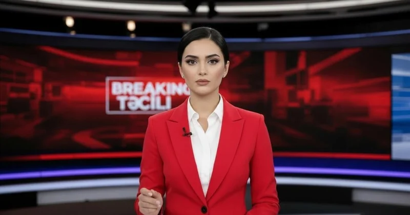 Süni intellekt efirə çıxır Xəbər təqdim edəcək VİDEO