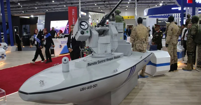 Misir Orlom sistemi ilə təchiz olunmuş pilotsuz qayığı təqdim etdi...