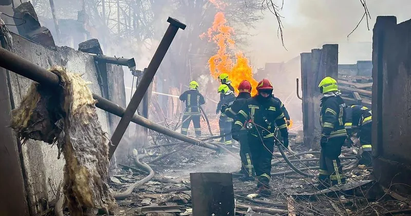 Российская атака дронами вывела из строя часть энергосистемы Одессы