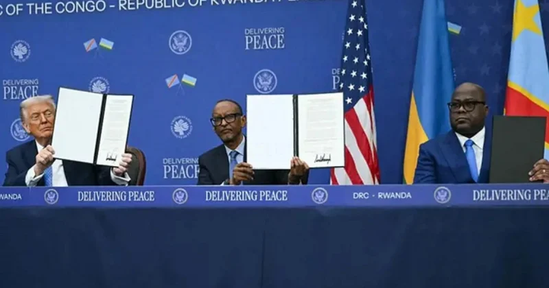 Trampın iştirakı ilə Ruanda və Konqo arasında sülh müqaviləsi imzalanıb