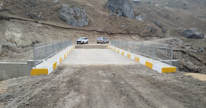 Yeni körpü istifadəyə verilib FOTOLAR