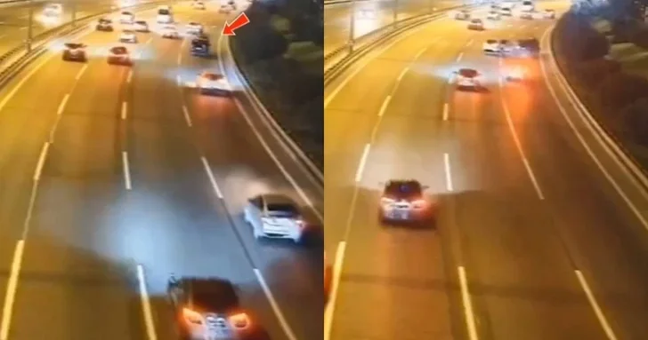 Серьезное ДТП на автомагистрали в Баку: МВД публикует видео и предупреждает водителей