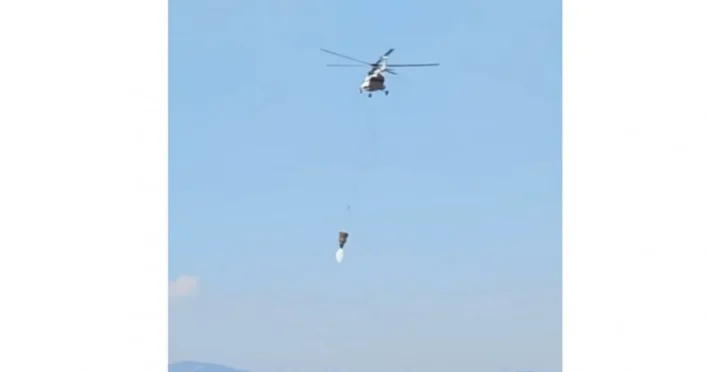 Kəlbəcər və Laçında yanğının söndürülməsinə helikopterlər cəlb olunub