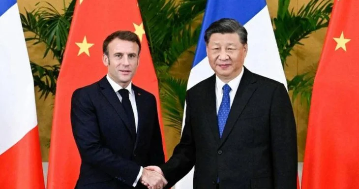 Makron Çində Si Cinpinlə görüşdü