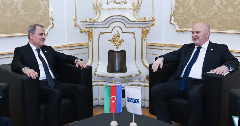 Azərbaycan XİN başçısı ATƏT in Baş katibi ilə Bakı İrəvan sülh prosesini müzakirə edib FOTO