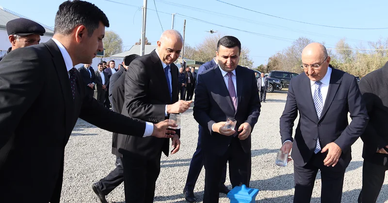Saatlının bu kəndləri içməli su ilə təmin olundu Fotolar