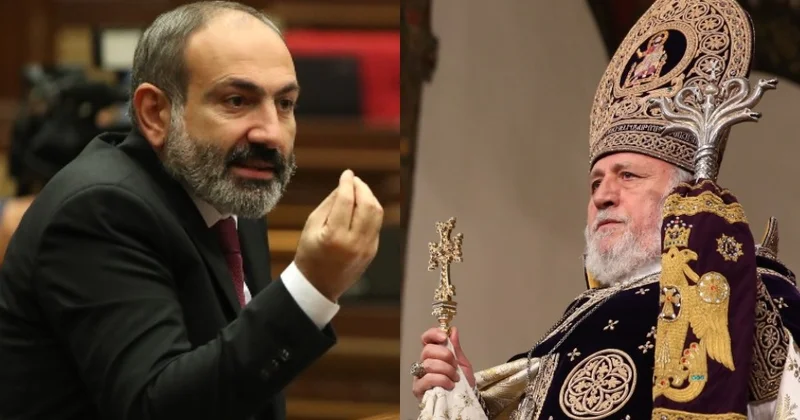 Пашинян потребовал отречения Католикоса Гарегина II, назвав его угрозой госбезопасности