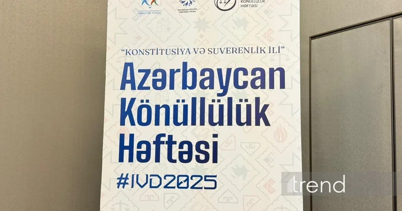 Azərbaycanda Könüllülük Həftəsi başlayıb FOTO