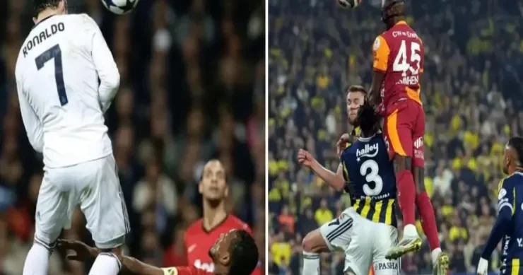 Osimhenin başgicəlləndirici 2.81 metrlik tullanışı: Amma Ronaldonun rekorduna çatmır