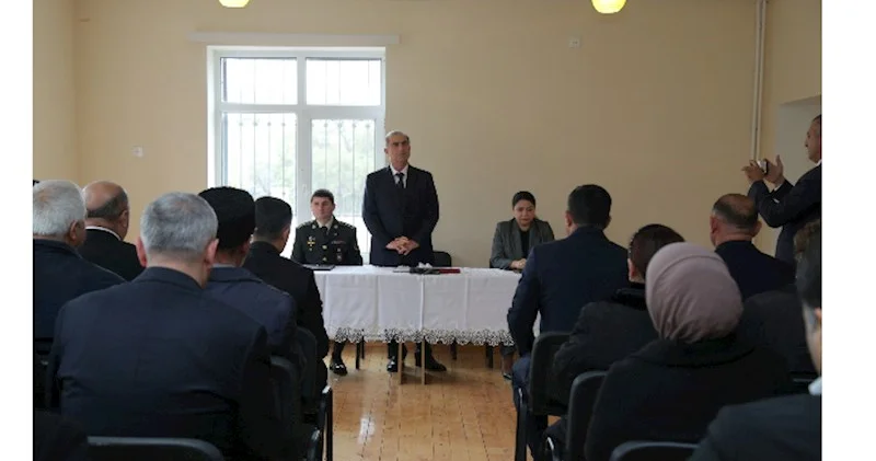 Sevindik Hətəmov növbəti səyyar qəbul görüş keçirdi FOTOLAR