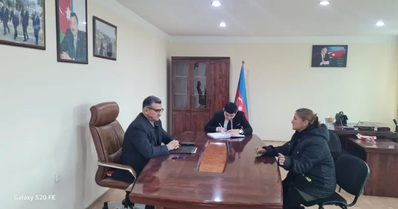 Novruzəli Aslanov İsmayıllıda vətəndaşlarla görüşdü FOTOLAR