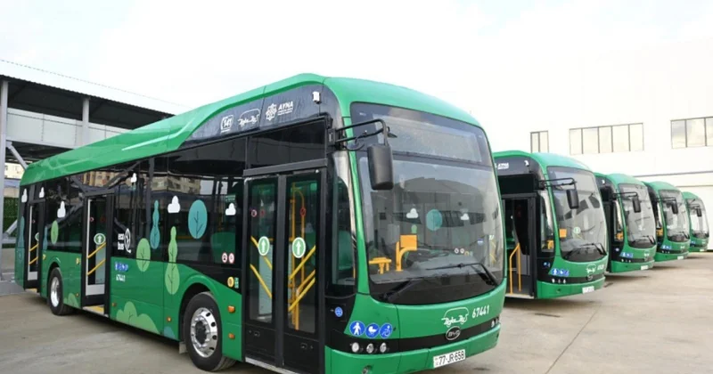 Bakıya daha 30 avtobus GƏTİRİLDİ RƏSMİ/ÖZƏL