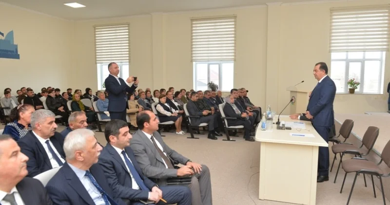 Taleh Qaraşov qəsəbə sakinlərinin problemlərini dinlədi FOTOLAR