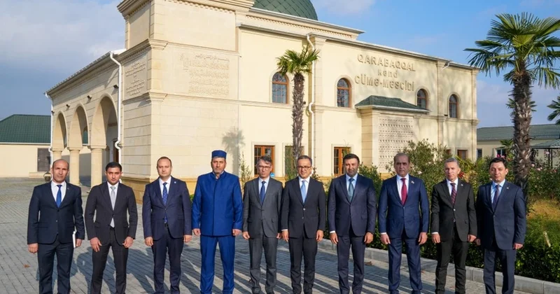 Ramin Məmmədov Göyçayda Qarabaqqal kənd məscidini ziyarət edib FOTOLAR