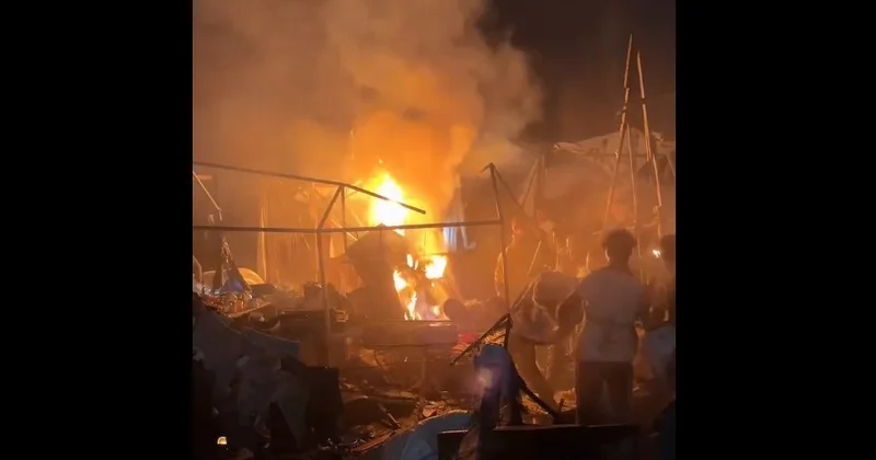 Израиль нанес удар по палаточному лагерю в Газе Minval Politika