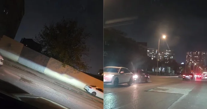 Bakıda daha bir yolu qazıb sürücülər üçün təhlükəli vəziyyət yaratdılar VİDEO