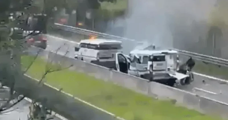 В Италии дерзко ограбили инкассаторский автомобиль