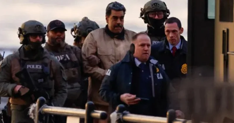 Maduro həyat yoldaşı ilə birgə hakim qarşısına çıxarılır Video