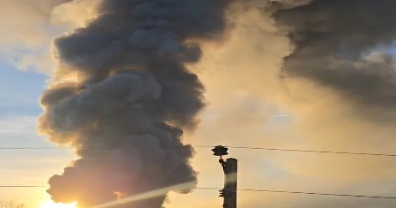 İranda partlayışlar oldu VİDEO