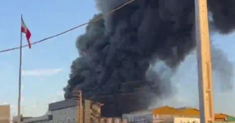 İranda süd məhsulları fabrikində YANĞIN