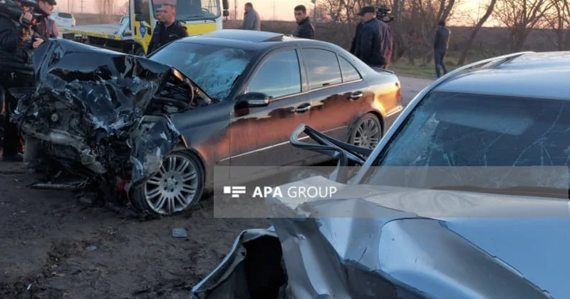 Salyanda yol qəzasında iki nəfər ölüb, dörd nəfər xəsarət alıb FOTO VİDEO YENİLƏNİB