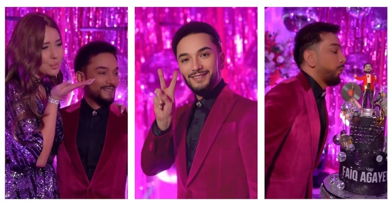 Фаик Агаев показал, как и с кем отметил 54 летие ВИДЕО