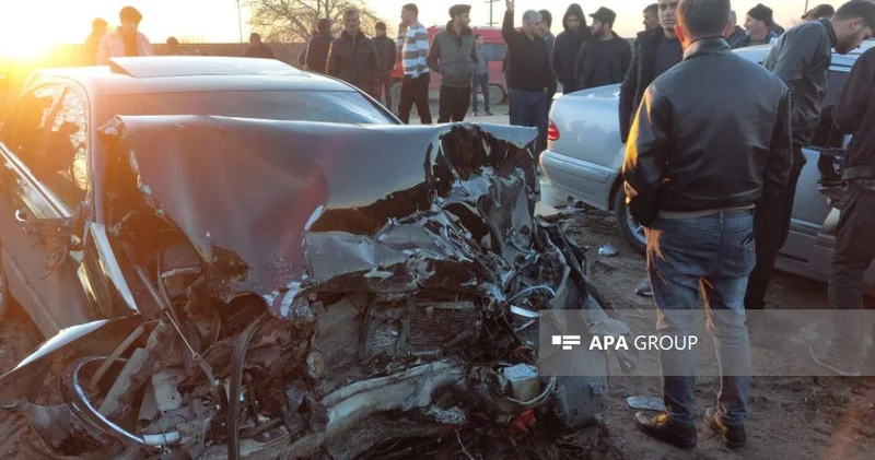 Salyanda dəhşətli yol qəzası