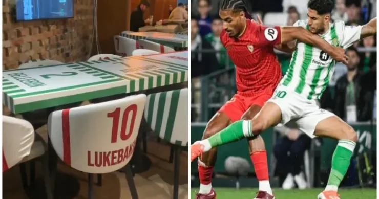 Tallinin mərkəzində Sevilya derbisinə həsr olunmuş qeyri adi bar var