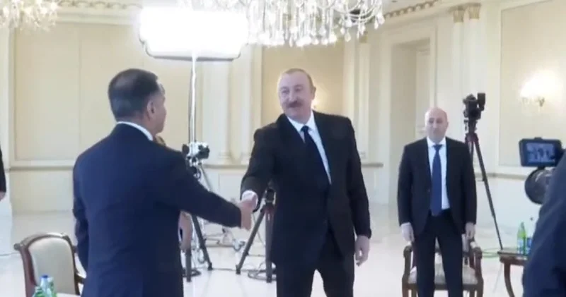 Prezidentin müsahibəsindən anons və hazırlıq görüntüləri VİDEO