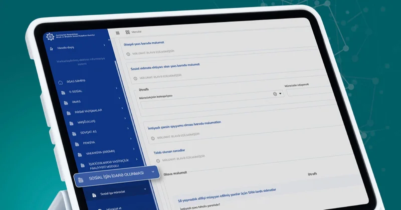 “Sosial işin idarə olunması” elektron sistemi istifadəyə verildi