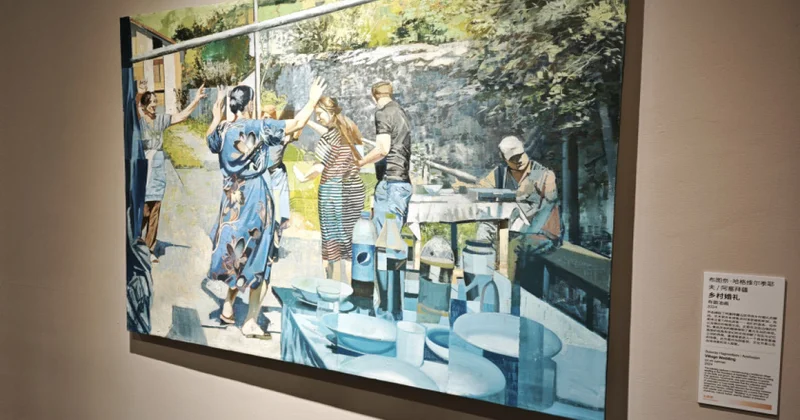 Azərbaycanlı rəssamın “Kənd toyu” Pekin Beynəlxalq Biennalesində