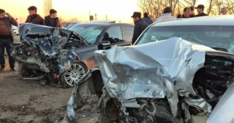 Смертельная авария в Сальяне ФОТО