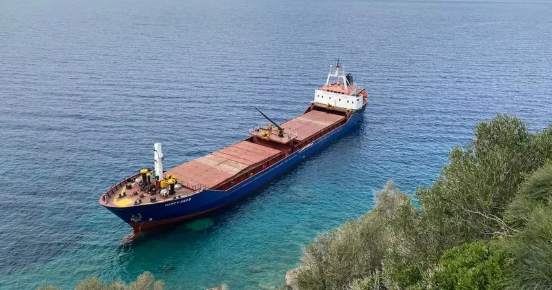 Сухогруз из Болгарии сел на мель в российской акватории Чёрного моря ФОТО
