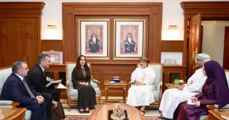 Leyla Əliyeva Omanda səfərdədir