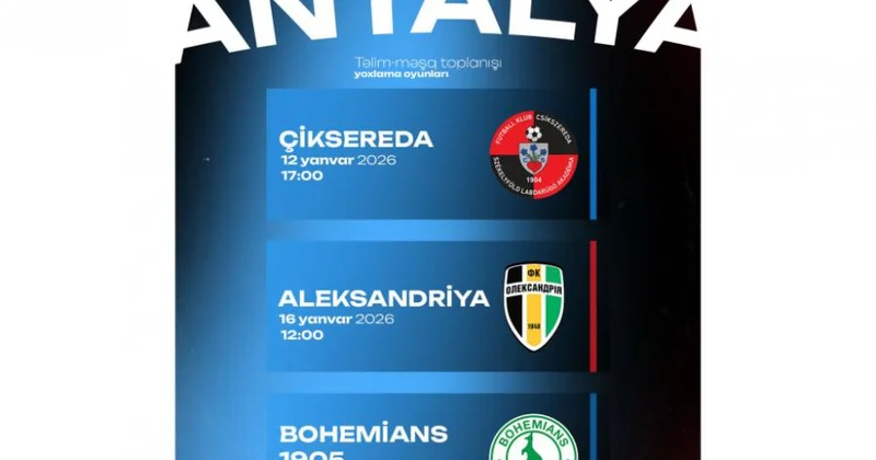 “Zirə”nin Antalyada qarşılaşacağı rəqiblər bəlli olub