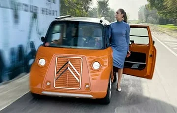 Retro üslublu qeyri adi Citroen elektrik avtomobili təqdim edildi