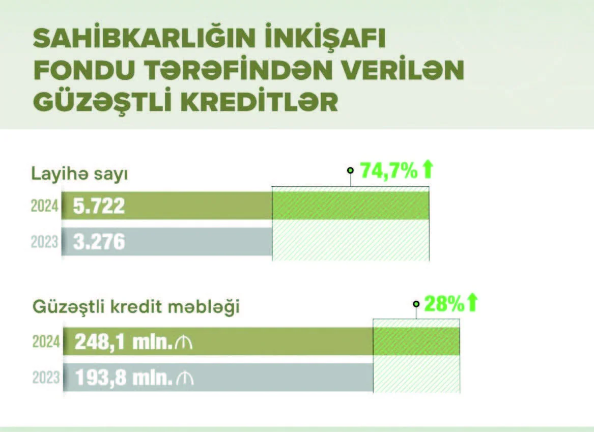 Güzəştli kredit özəl sektoru irəli aparır