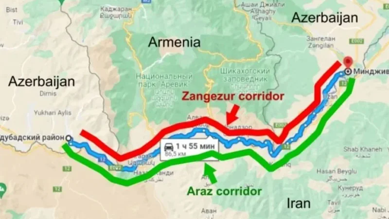 Zəngəzur dəhlizi nin açılması İran üçün faydalı ola bilər Fransa radiosu