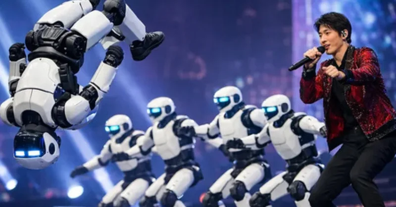 Çin humanoidləri səhnədə: Robotları bayramlara dəvət edirlər VİDEO