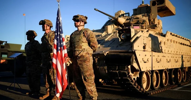 ABŞ və Britaniya Rusiya sərhədi yaxınlığına tanklar yerləşdirib