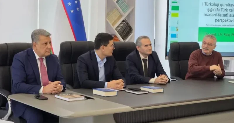 Azərbaycanlı alim Daşkənddə 1. Türkoloji qurultaya həsr olunmuş konfransda məruzə edib