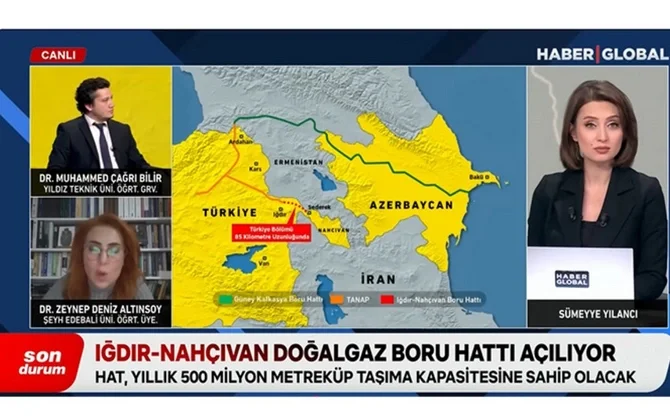 Haber Gobal: İğdır Naxçıvan qaz kəmərinin tikintisi İrandan qaz asılılığını aradan qaldıracaq