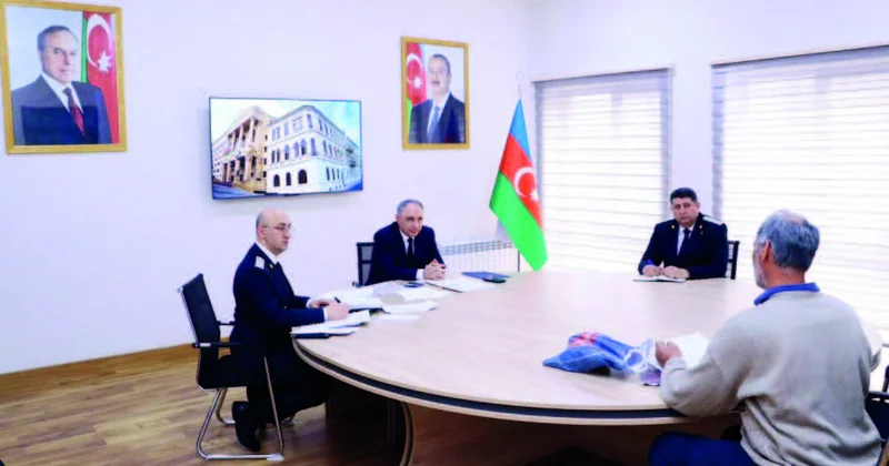Baş prokurorun Kürdəmirdə vətəndaş qəbulu