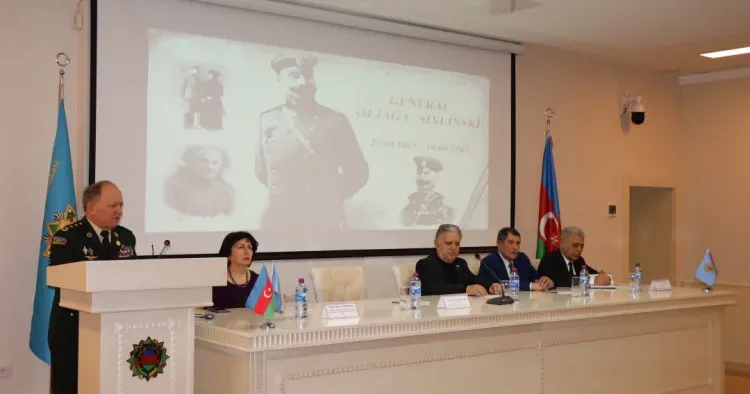 General Əliağa Şıxlınskinin anadan olmasının 161 ci ildönümü ilə bağlı tədbir keçirildi FOTO