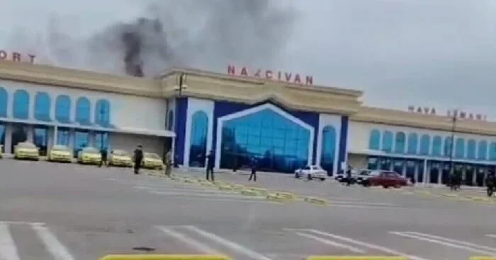 Təcili: İran dronu Naxçıvan aeroportuna düşdü Anbaan video